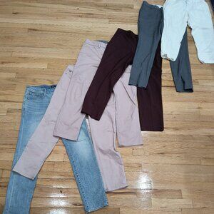 RESELLER LOT - 6 Pairs Men's Express/BR  Slim fit Pants - 31x30 - CLEARANCE